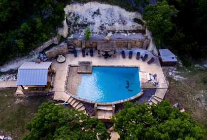 Miracle Lodge | Pool, Hot Tub & Scenic Views in Texas Hill Country - Leakey, Texas - glamping.directory