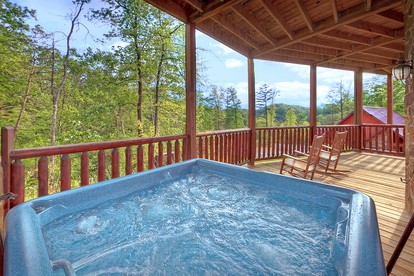 Amazing Cabin Rental with a Home Cinema for a Family Getaway near the Great Smokies, TN - Gatlinburg, Tennessee - glamping.directory