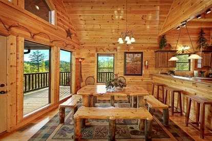Amazing Cabin Rental with a Home Cinema for a Family Getaway near the Great Smokies, TN - Gatlinburg, Tennessee - glamping.directory