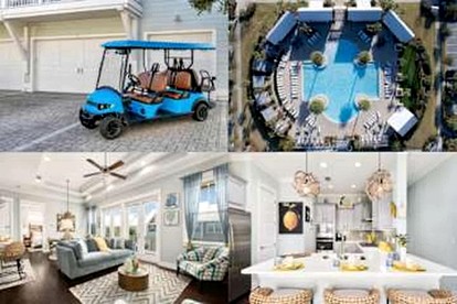 Elegant Coastal Cottage with Private Golf Cart & Pool Near 30A Beaches, Santa Rosa Beach Florida - Santa Rosa Beach, Florida - glamping.directory