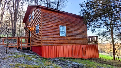 Sparta Serenity: Charming Cabin with Hot Tub and Scenic Farm Views in TN - glamping.directory