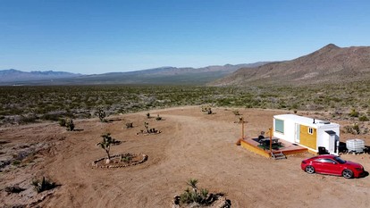 Stunning Tiny House with Picnic Space, Barbecue and Fire Pit in Meadview, Arizona - Mohave Valley, Arizona - glamping.directory