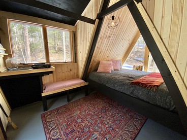 Cozy A-Frame Getaway for Two, Glamping Vacation Near Lake Superior in Bayfield, Wisconsin - Bayfield, Wisconsin - glamping.directory
