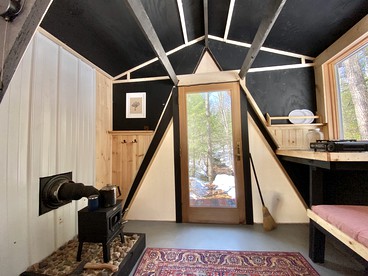 Cozy A-Frame Getaway for Two, Glamping Vacation Near Lake Superior in Bayfield, Wisconsin - Bayfield, Wisconsin - glamping.directory