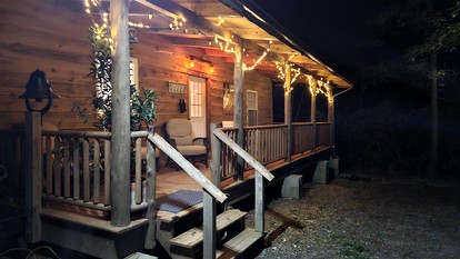 Private Cozy Cabin with Covered Porch in North Carolina - glamping.directory
