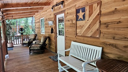 Private Cozy Cabin with Covered Porch in North Carolina - Mill Spring, North Carolina - glamping.directory