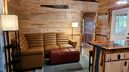 Private Cozy Cabin with Covered Porch in North Carolina - Mill Spring, North Carolina - glamping.directory