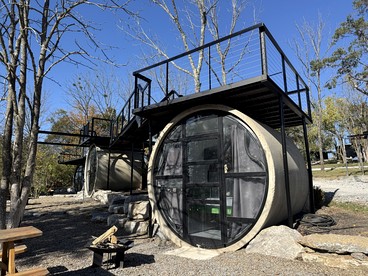 Impressie Tube Vacation Rental with Fire Pit in Danville, Kentucky - glamping.directory