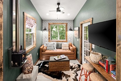 Off-Grid Cabin Surrounded by Trees in Pineville, Missouri - Pineville, Missouri - glamping.directory