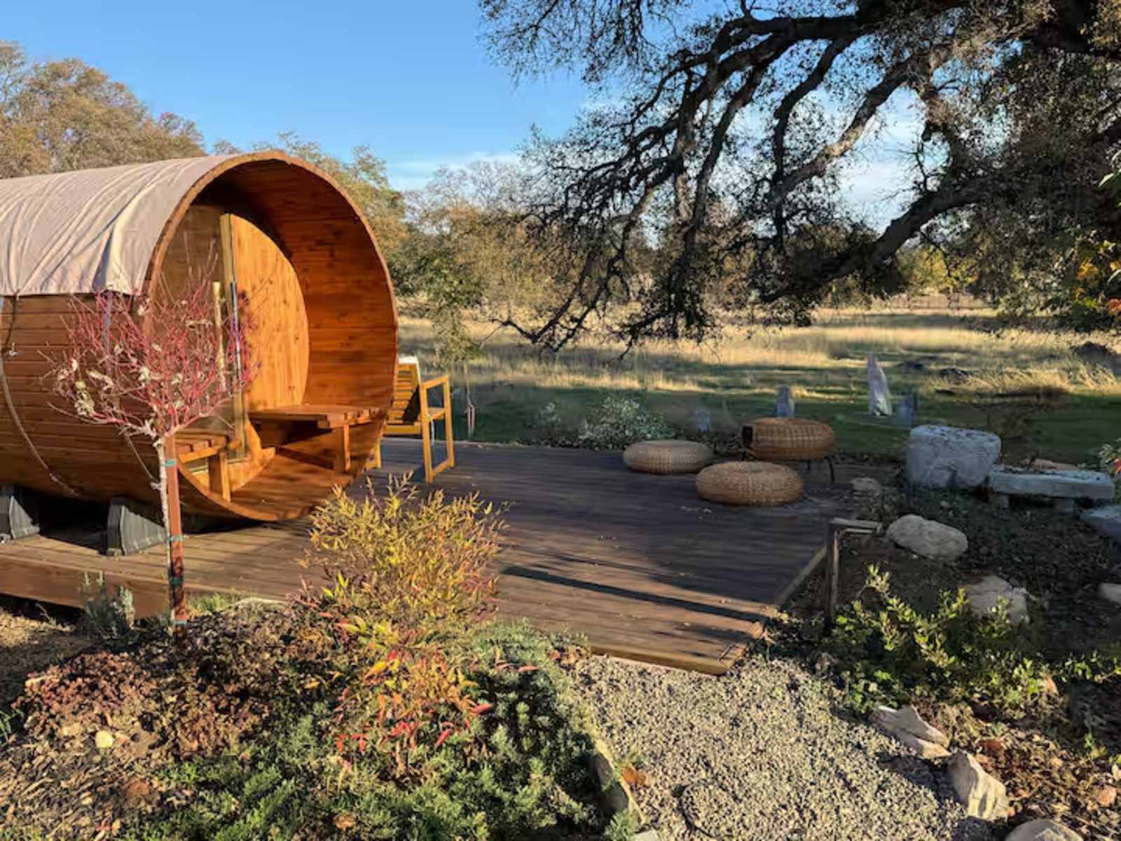 Zen Yurt in Murphys - Murphys, California - glamping.directory