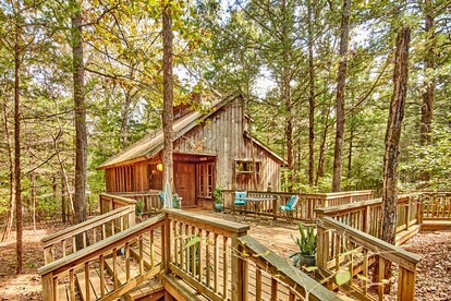 Gorgeous Multi-Unit Cabin Rental for Larger Groups Nestled in the Trees for an Unforgettable Getaway in Nature in Ben Wheeler, Texas - glamping.directory