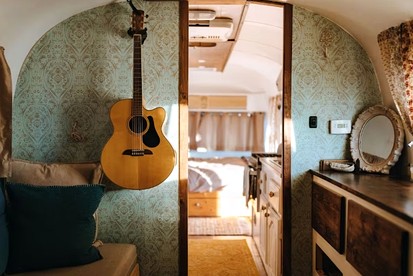 Beautiful Vintage Airstream on a Working Ranch for a Unique Getaway in Sandy Valley, Nevada - Sandy Valley, Nevada - glamping.directory
