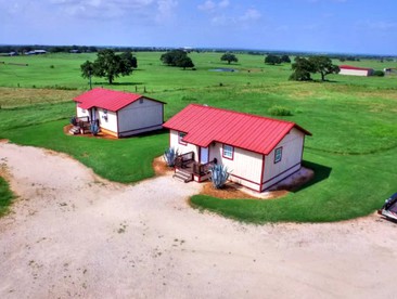 Unique Farm-Stay Cabin on Idyllic Pastureland in Wilson County, Texas - glamping.directory