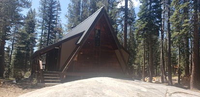 Unique A-Frame Accommodation with Breathtaking Views in Bear Valley, CA - Bear Valley , California - glamping.directory