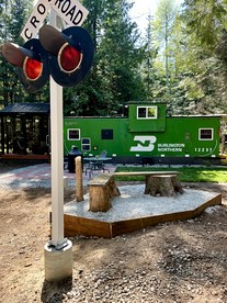 Incredible Remodeled Caboose, Pet-Friendly and Central to Outdoor Activities for an Amazing Family Getaway in Sandpoint, Idaho - Sandpoint, Idaho - glamping.directory