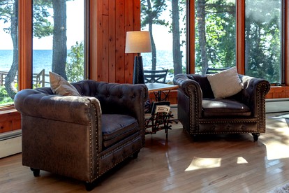 Paradise Found: Fireplace Cabin on the Shores of Lake Superior in Michigan - Paradise, Michigan - glamping.directory