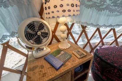 Cozy Romantic Yurt Rental in Woodlands near California Beach Town of Cayucos - Cayucos, California - glamping.directory