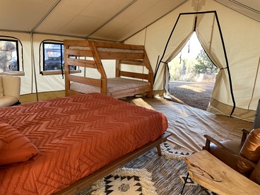 Fully Furnished Safari Tents Great for Family Escapes in Colorado - Florissant, Colorado - glamping.directory