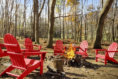 Spacious Chalet Cabin with Hot Tub, Fire Pit and Grill in Rock Gap, WV - Rock Gap, West Virginia - glamping.directory