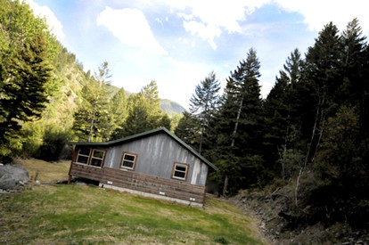 Cozy Camping Cabin in the Trees of Paradise Valley near Pray, Montana - Pray, Montana - glamping.directory