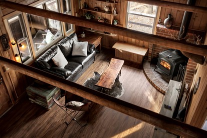 Spectacular Lofted Cabin with Screened Porch, BBQ, and Fire Pit in West Virginia - Harpers Ferry, West Virginia - glamping.directory