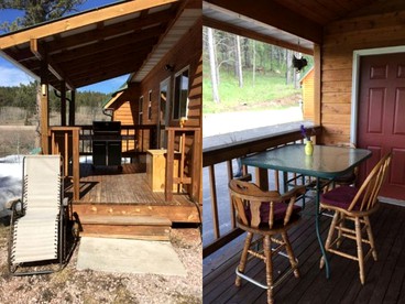 Rustic Pet-Friendly Cabin with Private Deck near Newcastle, Wyoming - Newcastle, Wyoming - glamping.directory