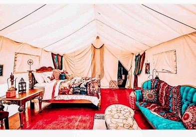 Luxury Safari Tent in Irwin, Idaho near Jackson Hole & Palisades Lake - Irwin, Idaho - glamping.directory
