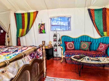 Luxury Safari Tent in Irwin, Idaho near Jackson Hole & Palisades Lake - Irwin, Idaho - glamping.directory