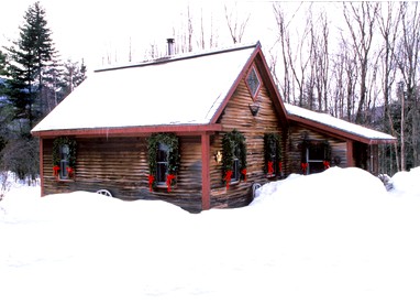 Romantic Cabin Rental on Four-Acre Property with Wood Stove near Burlington, Vermont - Stowe, Vermont - glamping.directory