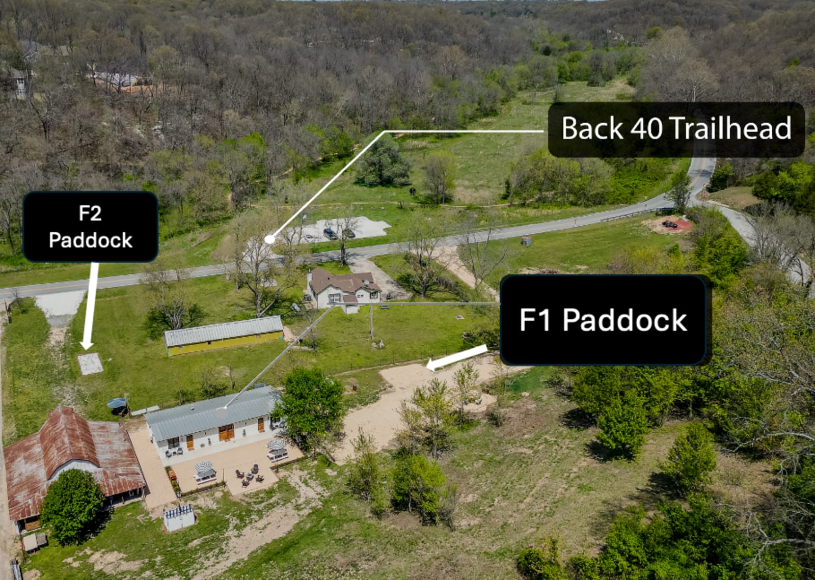 Farm Stay Retreat MTB Back 40 - Bentonville, Arkansas - glamping.directory