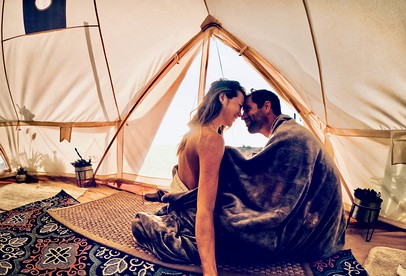 The Pink Pony Yurt, New Cuyama, CA - New Cuyama, California - glamping.directory