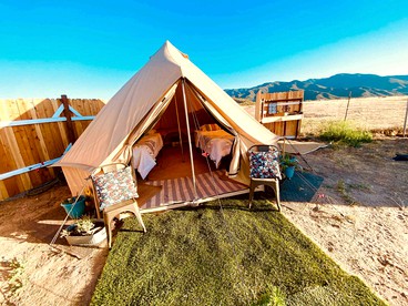 The Pink Pony Yurt, New Cuyama, CA - New Cuyama, California - glamping.directory