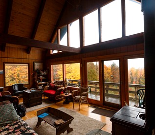 Bavarian-Style Chalet Rental with Adirondack Mountain Views in Indian Lake, New York - Indian Lake, New York - glamping.directory
