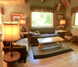 Cozy and Spacious Log Cabin Rental near Burt Lake State Park in Michigan - Indian River, Michigan - glamping.directory