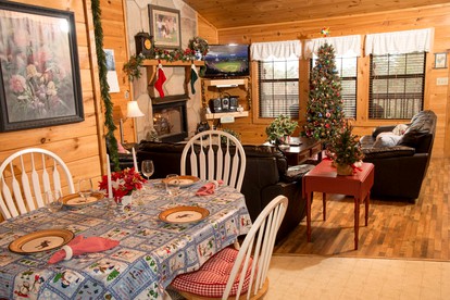 Secluded Couples' Cabin Rental with a Large Deck near Pigeon Forge, Tennessee - Sevierville, Tennessee - glamping.directory