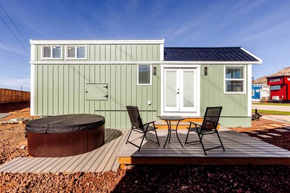 Tiny House Tranquility: Fully Equipped Original Retreat in Apple Valley - Apple Valley, Utah - glamping.directory