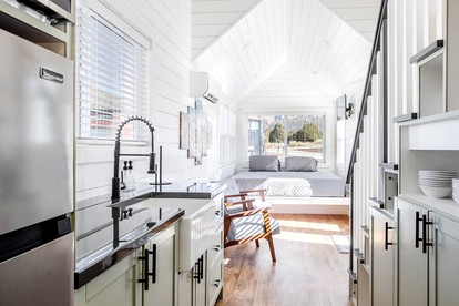 Tiny House Tranquility: Fully Equipped Original Retreat in Apple Valley - glamping.directory