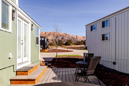 Tiny House Tranquility: Fully Equipped Original Retreat in Apple Valley - Apple Valley, Utah - glamping.directory