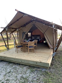 Scenic Glamping Home with Lakeside Marina Access Near Lake Livingston in Point Blank, Texas - Onalaska, Texas - glamping.directory
