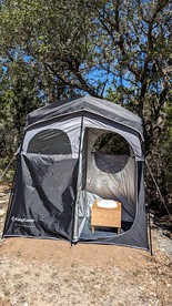 Snug Safari Tent for Glamping Getaways to Texas Hill Country - Bandera, Texas - glamping.directory
