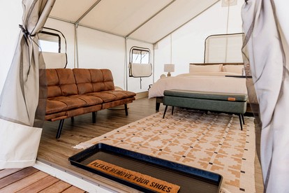 Secluded Sustainable Bell Tent Retreat with Private Decks Near Monticello, Utah - Monticello, Utah - glamping.directory