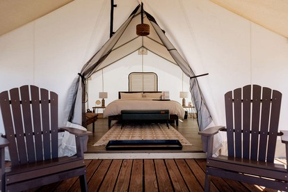Secluded Sustainable Bell Tent Retreat with Private Decks Near Monticello, Utah - Monticello, Utah - glamping.directory