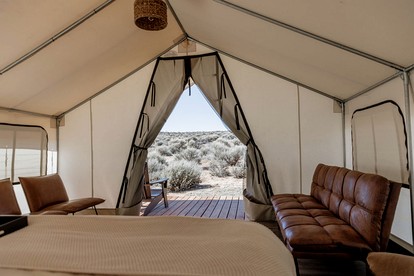 Secluded Sustainable Bell Tent Retreat with Private Decks Near Monticello, Utah - Monticello, Utah - glamping.directory