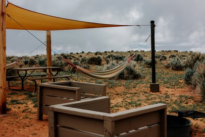 Secluded Sustainable Bell Tent Retreat with Private Decks Near Monticello, Utah - Monticello, Utah - glamping.directory