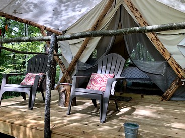 Cozy Camping Tent for a Luxury Outdoor Getaway near Gatlinburg, Tennessee - glamping.directory