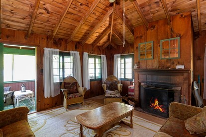 Six Person Cabin Rental on a Lake in the Upper Valley of New Hampshire - Lyme, New Hampshire - glamping.directory