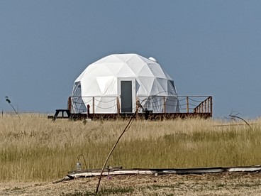 Remote Spacious Dome with Incredible Outdoor Landscape in Montana - glamping.directory
