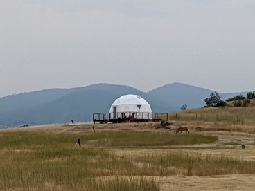 Remote Spacious Dome with Incredible Outdoor Landscape in Montana - US, Montana - glamping.directory