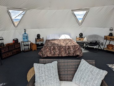 Remote Spacious Dome with Incredible Outdoor Landscape in Montana - US, Montana - glamping.directory