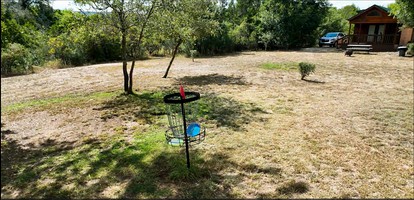 Rustic Bell Tent Rental with a Fire Pit for a Glamping Getaway in Nature near San Antonio, Texas - Pipe Creek, Texas - glamping.directory